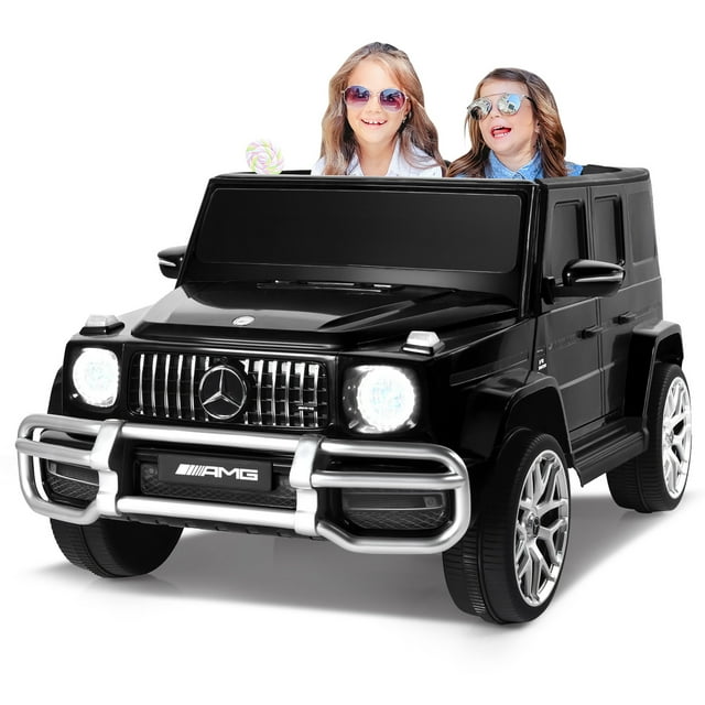 Costway 12V 2 Seats Kids Ride On Car Licensed Mercedes Benz G63 w/ Remote Control Black