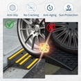 thumbnail image 6 of 1-Pack Rubber Curb Ramps, 48" Extra Wide Driveway Transition Ramps with Anti-Slip Surface & Anchor Bolts for Loading Dock, Garage, Sidewalk, Wheelchair, 6 of 7