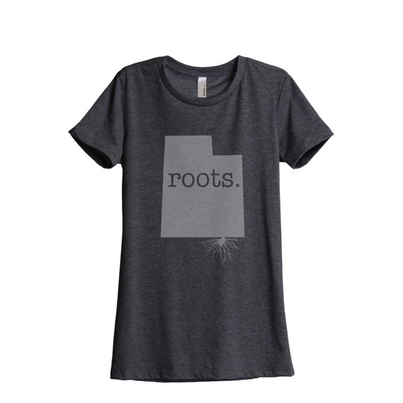 Thread Tank Designs - Home Roots State Utah Women Relaxed T-Shirt Tee