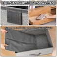 thumbnail image 4 of Cajas Organizadoras de Tela para Cajones 4PCS - Cajas plegables almacenamiento con Asas Plegable, Tela no Tejida y Cartón, Lavable, Ideal para Armarios, Estantes, Ropa, 4 of 4