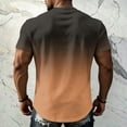 thumbnail image 3 of LWavelet Big and Tall Shirts for Men Gradient Color Short Sleeve Crew Neck T-Shirt Loose Fit Casual Summer Top, 3 of 3