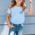 thumbnail image 2 of ibiyuan Autism Awareness Shirt For Kid-Autism Month Tee Tops April Be Kind Short Sleeve Boy Girl Teen Toddler,Light Blue, 2 of 7