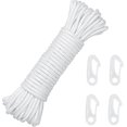 thumbnail image 1 of 15m 6mm Nylon Flag Rope Flagpole Rope Pole Flag Halyard Line, 1 of 4