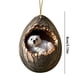 thumbnail image 3 of ¡Ofertas de liquidación de ahorros 2024! Amvlyk: NUEVOS adornos navideños colgantes de acrílico con estampado de animales navideños, regalos para familiares y compañeros, decoración para el árbol de, 3 of 8