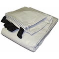 thumbnail image 2 of 24' x 50' White & Black Reversible Extra Heavy Duty Tarp, 2 of 4
