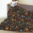 thumbnail image 6 of Honeii BBQ Barbecue Grill Print Fleece Blanket - Throw Blanket for Bed, Sofa, Couch, Camping, and Travel , Microplush Ultra Soft Warm Blanket-40"x30", 6 of 7