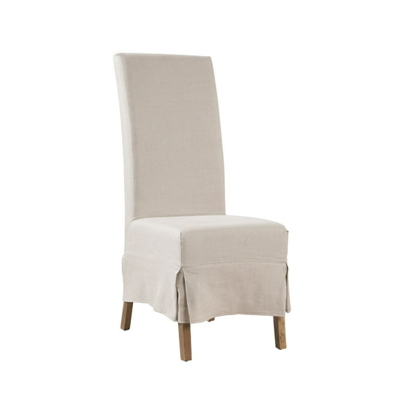 Orleans Linen Slip Covered Parsons Chairs (Set of 2)