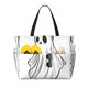 thumbnail image 1 of Fotbe Cute Ghost Simple Drawing Bolsa de Viaje para Playa - Resistente al Agua, Bolsa Tote de Gran Capacidad y Ligera con 7 Bolsillos para Mujeres y Hombres, 1 of 7