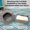 thumbnail image 5 of Kitty City Felt Lounge Sleeper Bed, 5 of 7