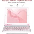 thumbnail image 4 of Funda con teclado para iPad de 9.ª, 8.ª y 7.ª generación (10,2 pulgadas, 2021/2020/2019), funda con teclado extraíble para iPad de 9.ª generación., 4 of 4