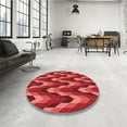 thumbnail image 4 of Ahgly Company Machine Washable Indoor Rectangle Transitional Red Area Rugs, 7' x 9', 4 of 7