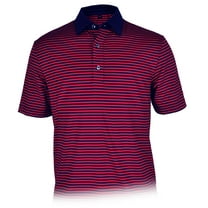 Monterey Club Men's Engineer Stripe Jersey Golf Polo Shirt #3620