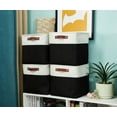 thumbnail image 2 of DECOMOMO Storage Baskets | Linen Closet Organizers and Storage Baskets for Shelves for Organizing Closet Shelf Nursery Toy Decorative Large Storage Bins with Handles, 2 of 4