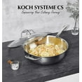 thumbnail image 7 of Koch Systeme CS 12-Inch Tri-Ply Stainless Steel Sauté Pan, Deep Frying Pan with Lid, 7 of 7