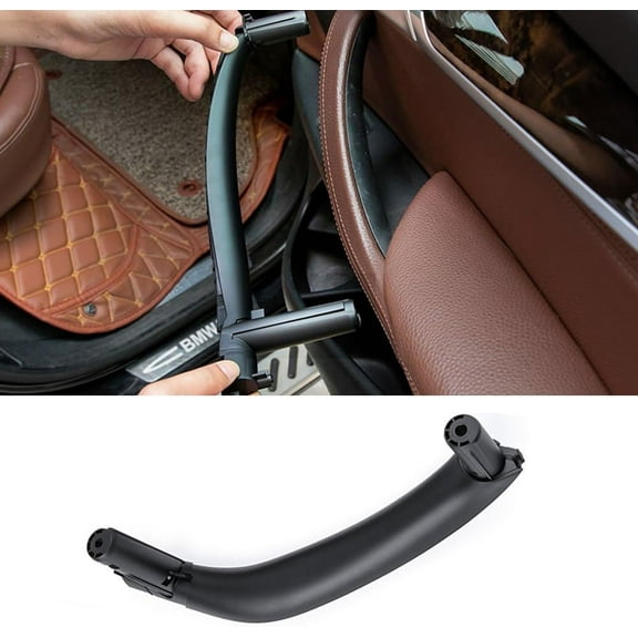 For BMW X5 X6 Door Pull Handle,Fits:BMW X5 2014-2018 F15/F85 and X6 2015-2018 F16/F86,Passenger Side Inner Interior Right Front/Right Rear Door Armrest Bracket Trim Handle Grab Cover