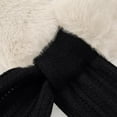 thumbnail image 4 of UTSJKR Women Winter Plush Scarf,Fur Scarf Neck Warmer,Womens Fur Collar Scarf,Furry Criss Cross Scarf Faux Rex Rabbit Hair Scarf White, 4 of 4