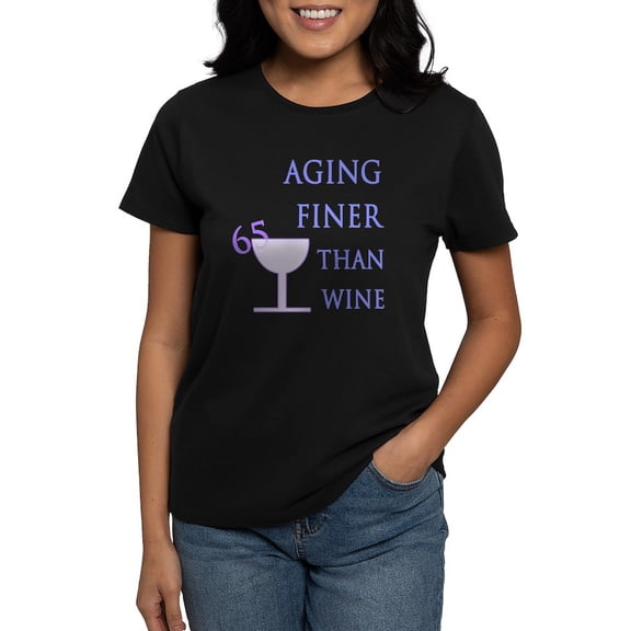 CafePress - Witty 65Th Birthday Women's Dark T Shirt - Women's Traditional Fit Dark T-Shirt
