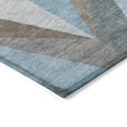 thumbnail image 3 of Addison Rugs Chantille Indoor/Outdoor Transitional Geometric Teal Machine Washable Rectangle Rug, 8' x 10', 3 of 8