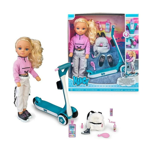 Muñeca Patinadora MuÃ±eca Nancy En Patines Scooter Nancy Con Su