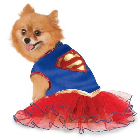 Supergirl Tutu Pet Costume L