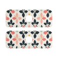 thumbnail image 7 of Yayeee Faucet Mat for Kitchen Sink 14.7" Diatomite Long Splash Guard Pad, Black Retro Flower, 2 Pack, 7 of 7