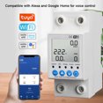 thumbnail image 4 of Labymos Tuya WiFi Intelligent Leakage Protecting Switch Current Voltage Monitoring Circuit Breaker Timer Function Power, 4 of 8
