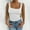 #8White, variant on Byworldtasic Women's Sleeveless Square Neck Tank Top Ruched Slim Fit Basic Vest Tops