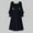 czb# Navy173, variant on CUZIBR Girls' Elegant One Shoulder Tiered Dress Spaghetti Strap Solid Color Short Sleeve Ruffles High Waist Double Layer Flared Dresses Casual Soft Cozy Evening Winter Dress,Black,12 Years