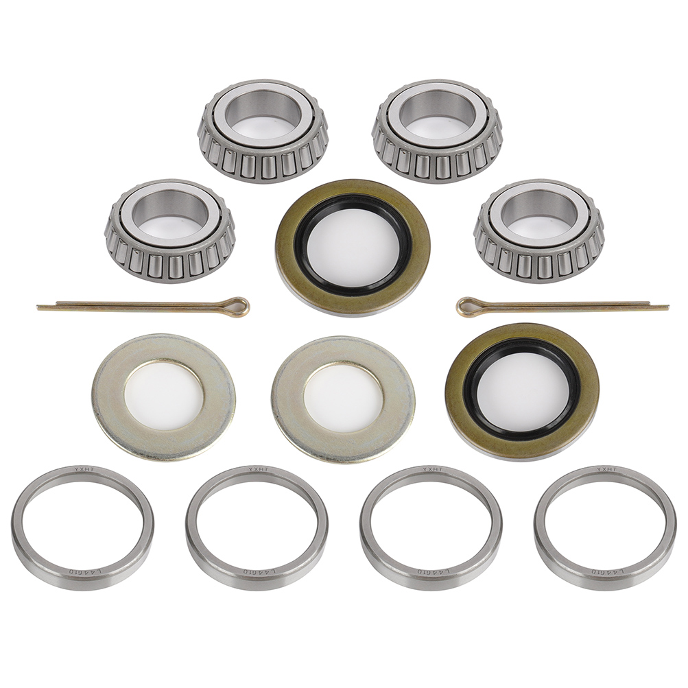 L44643 Trailer Hub Wheel Bearing Kit With Seal For 2000lb EZ Lube Axle (2 Kits)