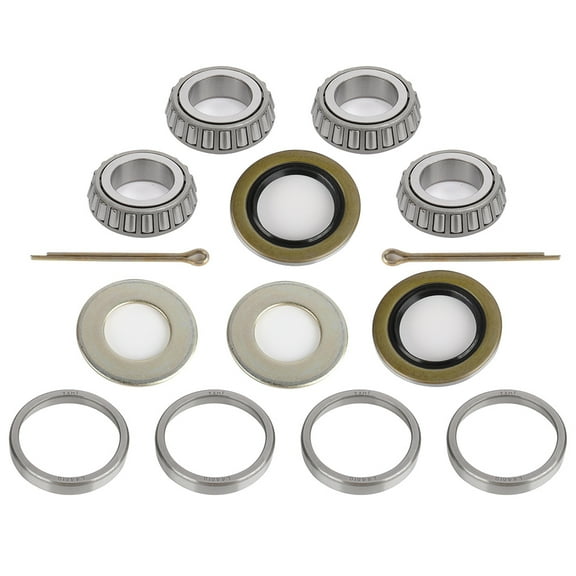 SCITOO Trailer Hub Wheel Bearing Kit L44643 x L44610 Bearing for 2000-2200 EZ Lube Axles