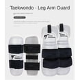 thumbnail image 4 of Taekwondo Shin Protector Forearm Elbow Arm Guards, WT MMA Martial Arts Kickboxing Karate Sparring Muay Thi Training Match Gym School Academy for Men W, 4 of 4