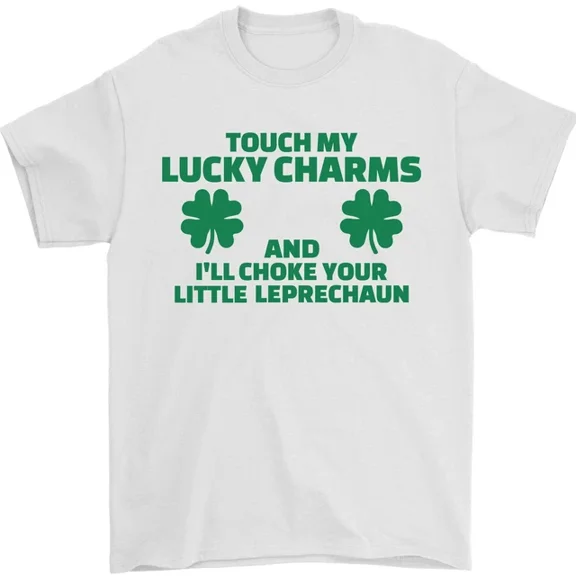 Hot Trending Touch My Lucky Charms Funny St Patricks Day T-Shirt Design Preview Only
