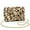 Beige Leopard, variant on Dachshund Dog Christmas Tree Print Crossbody Bags for Women PU Leather Crossbody Handbags Purses Christmas Crossover Shoulder Bag with Chain Strap