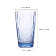 thumbnail image 4 of 1pc Acrylic Cup Transparent Cup Shatter-resistant Water Grain Pattern Cup, 4 of 8