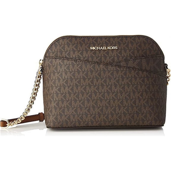 Open Box Michael Kors 35F1Gtvc6T Jet Set Travel Dome Crossbody Bag Leather Powder Blush Female