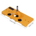 thumbnail image 4 of Hinge Drilling Jig, Engineering Plastic Hinge Hole Locator,  Hinge Jig For 35mm Hinges 26mm Hinges, 4 of 8