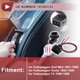thumbnail image 2 of 1 Juego de Cableado de Zócalo de Luz de Señal de Giro para Volkswagen Golf Mk3 1991-1999 No.701953123 Conector de Pigtail de Bombilla, 2 of 7