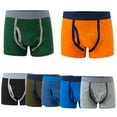 thumbnail image 3 of KYAIGUO Toddler Kids Boys Breathable Underwear 5 Pack Cotton Boxer Briefs Training Boyshort Soft Shorts Pants Boxer Briefs,Size 2-12T, 3 of 10