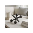 thumbnail image 3 of Decorative Metal Jack Sculpture for Home Décor - Modern Figurine for Bathroom, Office, and Living Room Décor - Abstract Accent for Entryway, Shelf Display, and Coffee Table - 5", Black, 3 of 12