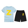 thumbnail image 4 of LRen Girls Outfits Size 10-12 Animal Print Short Sleeve T-Shirt & Shorts Set Crewneck Casual Summer 2pc Children's Suit Preppy Clothes, 4 of 4