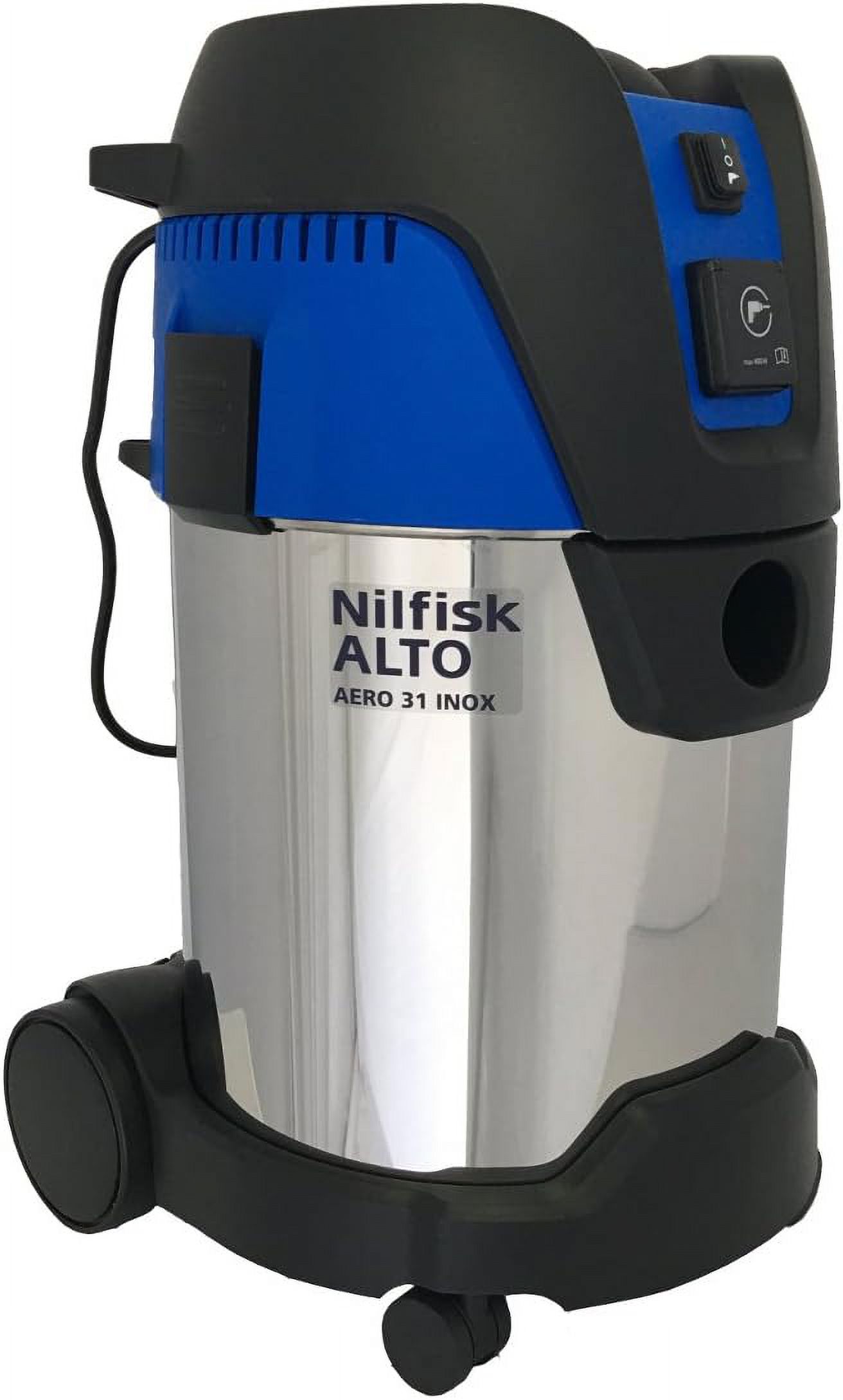 Nilfisk-Alto Aero 31 30 Liter Wet/dry Vacuum With Stainless Steel Tank