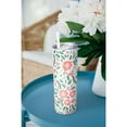 thumbnail image 6 of SassyCups Floral Tumbler With Straw | Double Wall Vacuum Insulated Stainless Steel Flower Tumbler | Rose Tumbler | Floral Mugs for Women | Cute Tumblers for Women, 6 of 6
