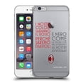 thumbnail image 1 of Head Case Designs Officially Licensed AC Milan Adults Text Soft Gel Case Compatible with Apple iPhone 6 Plus / iPhone 6s Plus, 1 of 7