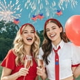 thumbnail image 5 of Fwttom 4Th of July Decorations, Independence Day Hair Bands Party Decorations Colour Stripe Headbands Flag Headbands, 5 of 6