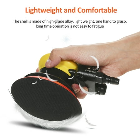 

Ametoys Air Random Orbital Sander 5 Vacuum Air Sander Non-vacuum Pneumatic Sandpaper Polished Grinding Machine Pneumatic Sander