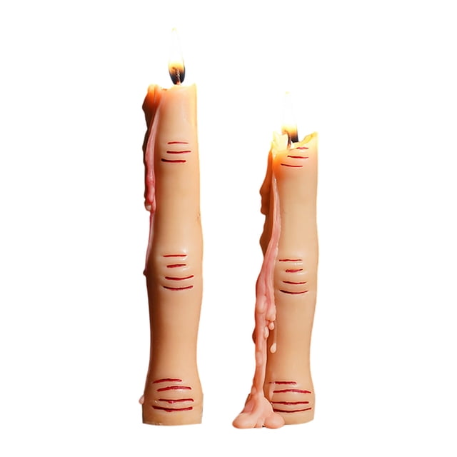 Long Handled Candle for Indoor Atmosphere Decorative Scene Setting Elegant Home Lighting