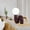 Red, variant on UEEYAC Nordic Table Lamp Beside Nightstand Lamp For Bedroom