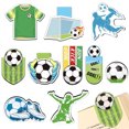 thumbnail image 1 of 10 piezas de marcadores magnéticos, fútbol, fútbol infantil, regalos de fiesta, pequeños obsequios para niños, estudiantes, amigos, fanáticos del fútbol, amantes, páginas magnéticas,, 1 of 5