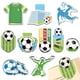 thumbnail image 1 of 10 piezas de marcadores magnéticos, fútbol, fútbol infantil, regalos de fiesta, pequeños obsequios para niños, estudiantes, amigos, fanáticos del fútbol, amantes, páginas magnéticas,, 1 of 5