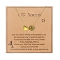 thumbnail image 1 of Collar de Baloncesto Uxcell, 16+3 pulgadas, colgante de balón y corazón, regalo de joyería para mujeres amantes de los equipos deportivos, 1 of 7